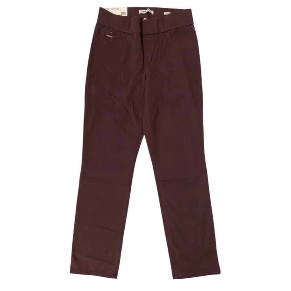 Nine West Purple Chinos Slim Fit Size 6